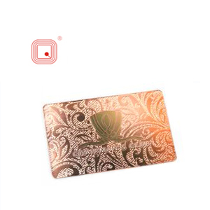 Custom Etching Logo Vip Metal Gold Card Diamond Inlay Luxury Shiny Gift Business Card